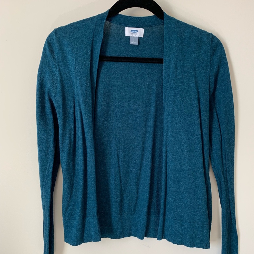Old Navy Teal Cardigan